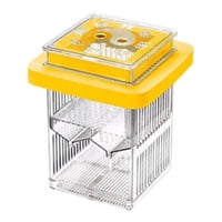 Magideal - Caja De Deslizamiento De Pescado Caso De Solación De Gran Capacidad Acuario Extraíble Ofrece Criadores De Tanques De Pesca Acuario Hatchy Para Uso Dom Amarillo