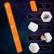 thumbnail image 2 of Bastones luminosos de espuma U-MOJOK 40 unidades naranja – 3 modos, 2 of 7