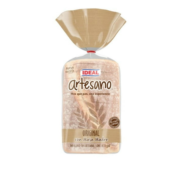 Pan De Molde Artesano Blanco, 550 g