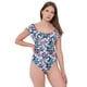 thumbnail image 1 of Traje de Baño Mujer Vuelos Print Tropical Azul Corona, 1 of 5