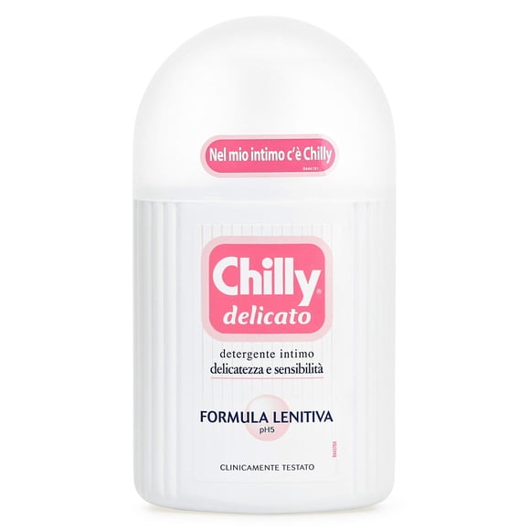 Limpiador íntimo Chilly Formula Lenitive, 200 ml, importado de Italia