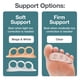 thumbnail image 4 of Alisadores de dedos en gel Hammertoe Corrector ZenToes Beige, 4 of 7