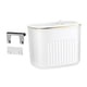 thumbnail image 2 of Cubo De Basura Colgante Con Tapa, Contenedor De Compost De Cocina Para Gabinete, Encimera, Interior, Blanco S, 2 of 5