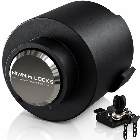 Candado para enganche de remolque NiwNiw 2" anti-robo para autocaravana y barco