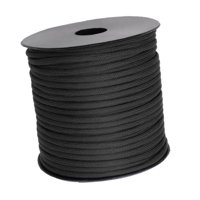 Magideal - Cuerda De Paracaídas De 9 Hebras, Cuerda Para Tienda De Campaña De 50 M, Accesorio Para Tienda De Campaña, Cuerda Tejida Multiusos, Cordón De Paracaíd Negro