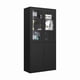 thumbnail image 1 of Estante Armario Metalico 4 Puertas Negro, 1 of 3