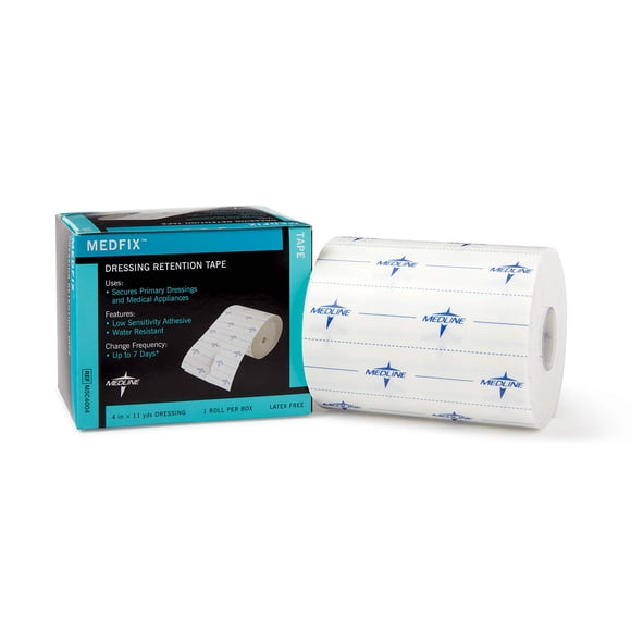 Cinta adhesiva Medline MedFix S-Release para apósitos, 4 cm x 10 m