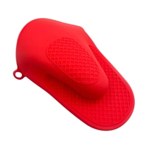 Bothyi - Manoplas De Silicona Para Horno Que Cuelgan Agarraderas Para Ollas Con Buen Agarre Para Barbacoa, Hornear, Acampar, Rojo