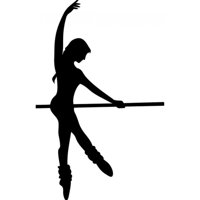 Rienda Libre Graphics - Decomural Ballerina Dance Ballet Pole Ws-15747