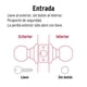 thumbnail image 5 of Cerradura Chapa Cilindrica Pomo de Entrada Inox., 5 of 7