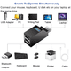 thumbnail image 3 of Concentrador USB 3.0 de 3 puertos (2 USB 2.0 + USB 3.0), concentrador de datos para PC y otros dispositivos compatibles con USB 3.0, 3 of 8