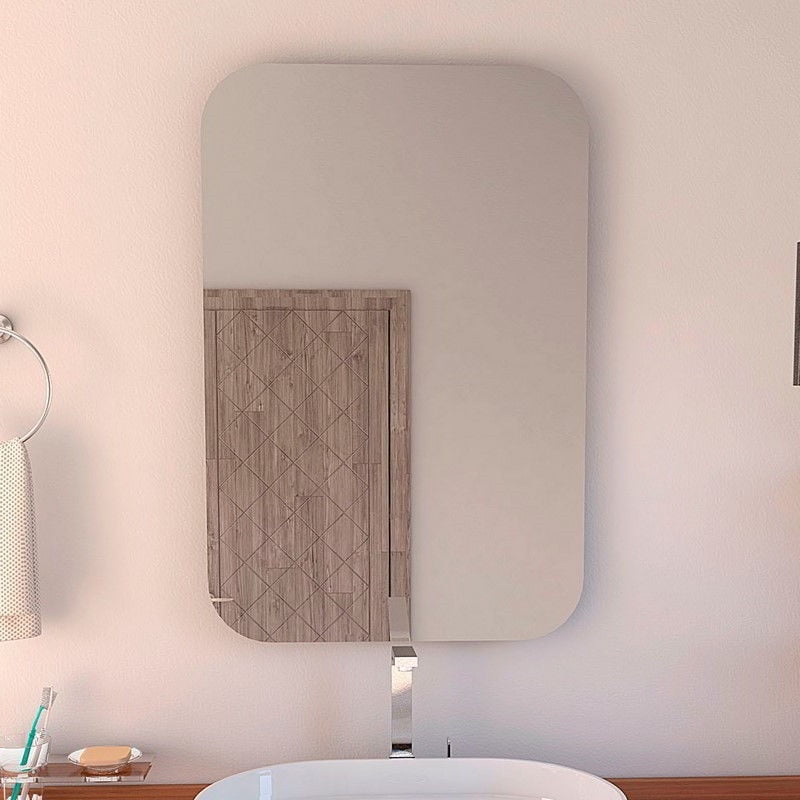 Tuhome - Espejo Con Esquinas Ovaladas Pompei