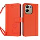 thumbnail image 3 of Funda Cartera Trébol para Xiaomi Redmi 17 4G/5G con Ranuras Tarjetas y Carga Inalámbrica Naranja, 3 of 6