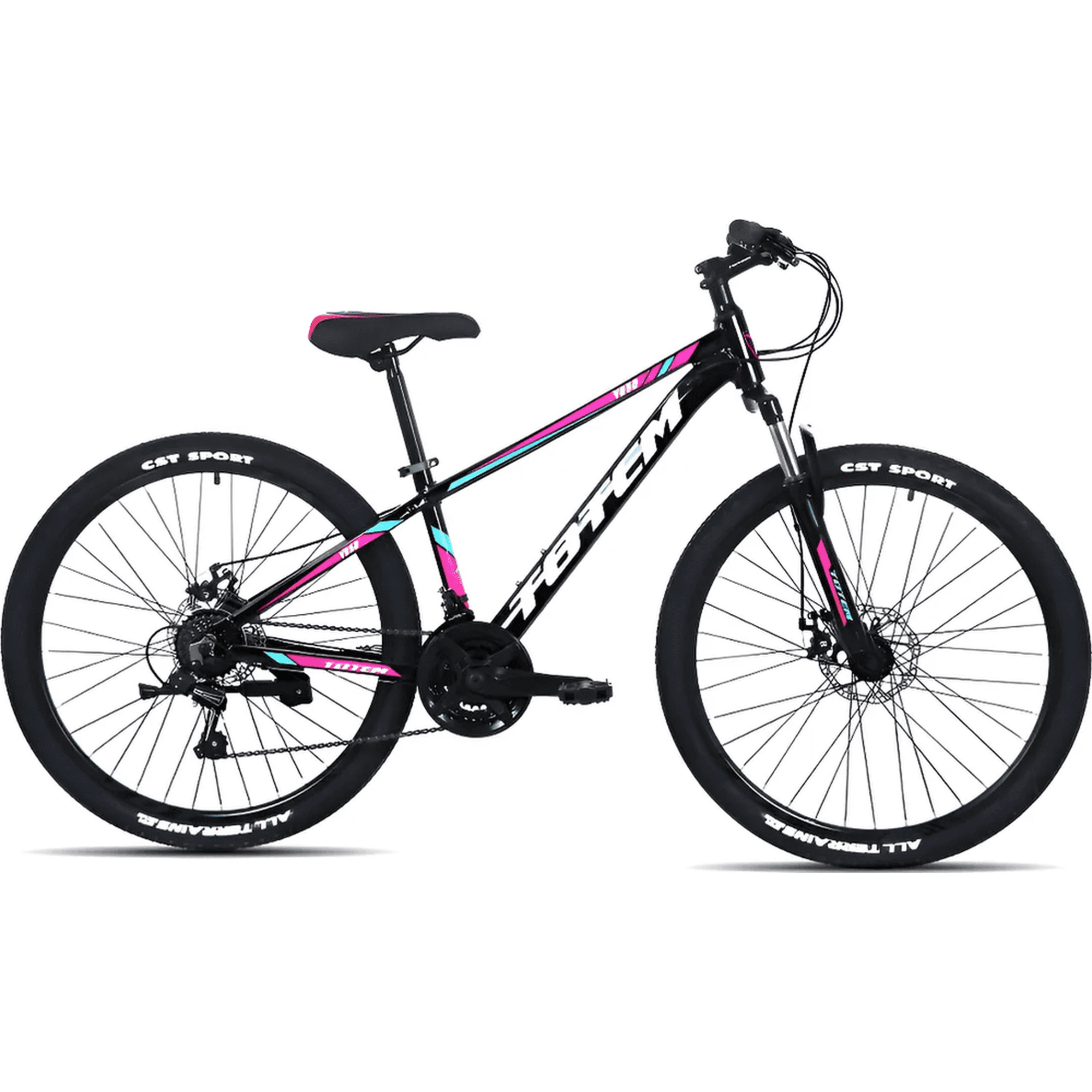 Genérico - Bicicleta Totem Mtb Aro 26 Modelo Y650 Negro Negro Xs