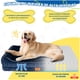 thumbnail image 4 of Cama Antiestres Perro Colchon Ortopedica 90x63cm Grande Tela Franela, 4 of 12
