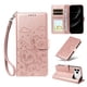thumbnail image 2 of Funda Cartera para iPhone 17 Pro Max Perro Cachorro Grabado con Tarjetas Soporte Correa Rosa, 2 of 6