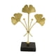 thumbnail image 3 of Escultura De Hojas De Metal Adorno De Hoja De Ginkgo Para Decoración De Sala De Estar Accent StyleA, 3 of 5