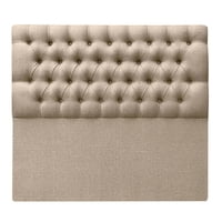 Espacio Hogar - Respaldo Capitone Premium King Lino Beige