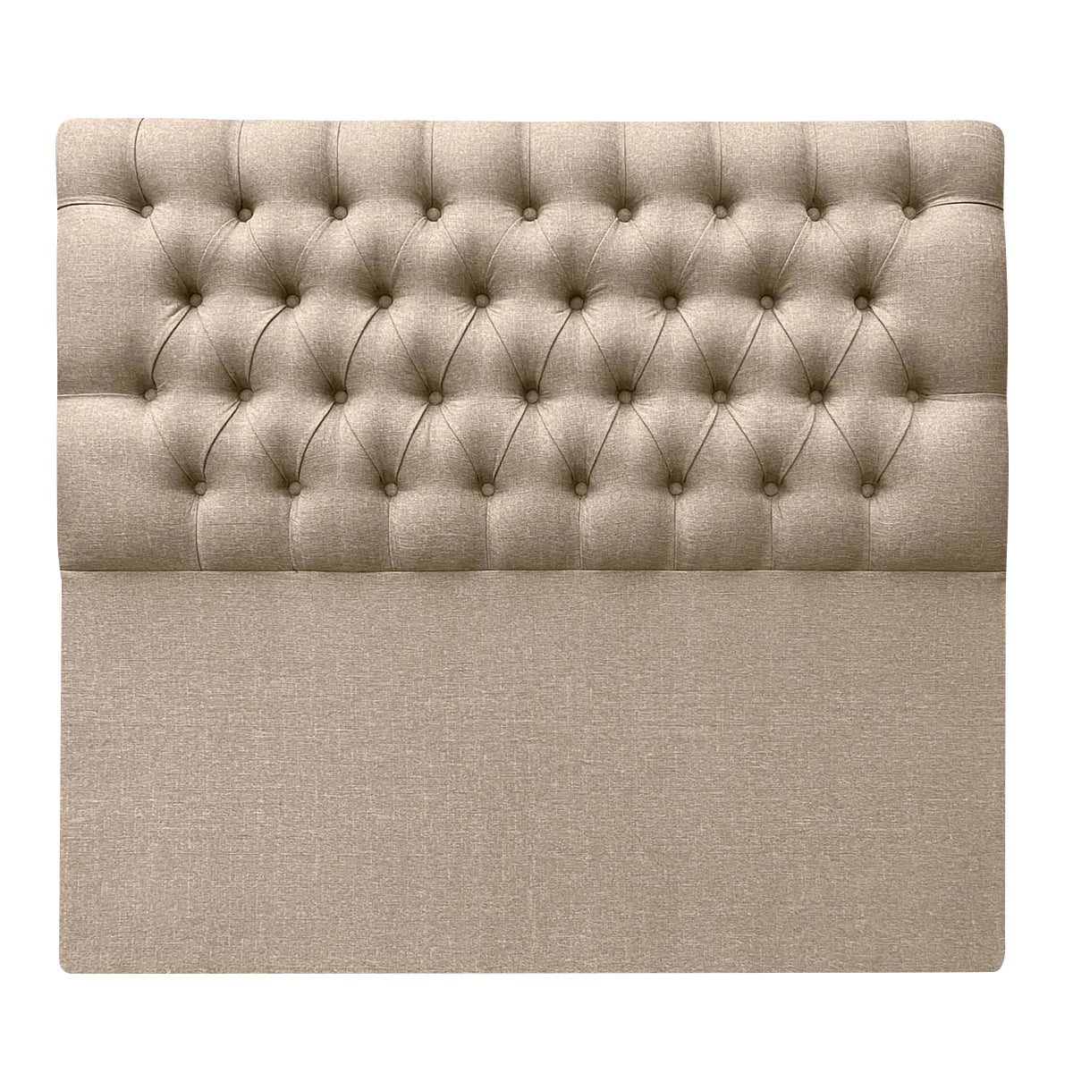Espacio Hogar - Respaldo Capitone Premium King Lino Beige