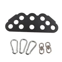 Magideal - Barra De Tracción Lat, Accesorios Para Fila De Cables, Placa Esparcidora De Agarre Múltiple Con Orificios Múltiples, Mango Único Para Entrenam