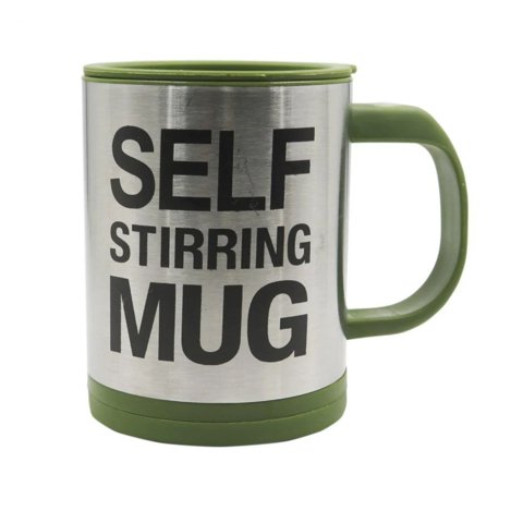 Disparo - Tazón Mezclador Automático Verde 12Cm Con Tapa Anti-Derrame