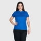 thumbnail image 4 of Polera Mc Mujer Waffle azul XS, 4 of 4