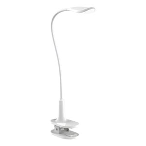 Lámpara De Mesa Clip Drl Recargable Clip Luz Fría Touch Usb Blanco Blanco