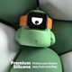 thumbnail image 5 of Base de carga ELETIUO para Apple Watch, Dinosaurio, Verde menta, 5 of 7
