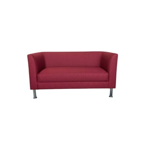 Diseños Valestrini - Sofa Caribe Dos Cuerpos En Lino Rojo