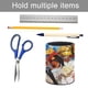 thumbnail image 5 of Gurren Lagann-theme Cylinder Pen Holder Pencil Organizer with Flannel Lining PVC Leather Material Cardboard Base for study work 10*8CM, 5 of 6