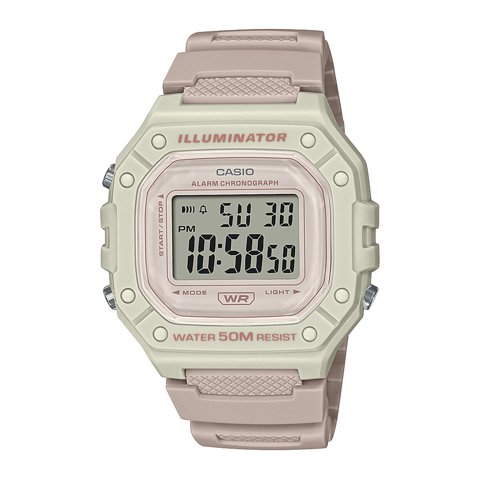 Reloj Casio W-218Hc-4A2Vdf Resina Hombre Beige Beige