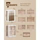 thumbnail image 5 of Caja para joyas Glimmloop giratoria 360° de 7 cajones, blanca, 5 of 7