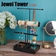 thumbnail image 1 of 1pc 3-Layer Jewelry Display Rack, Adjustable Necklace Holder, Maximize Your Jewelry Collection With This T-shaped Jewelry Display Stand, Jewelry Earring Storage Rack, Earring Necklace, Bracelet, Hair, 1 of 3