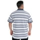 thumbnail image 3 of Polera Hombre Piqué Listada Cuello Camisero Bolsillo Pecho, 3 of 7