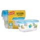 thumbnail image 1 of Contenedor de alimentos Glad 709 ml, juego de 4, Serie Design, 1 of 6