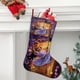 thumbnail image 2 of Isabella Encanto Tema: Calcetines de Navidad, fino lino blanco para colgar en escaleras y chimenea, decoración navideña para el hogar, regalo de Navidad. 45cm × 32cm, 2 of 5