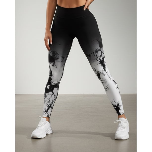 Leggings Yoga Sin Costura Mujer Diseño Tie dye Levanta cola