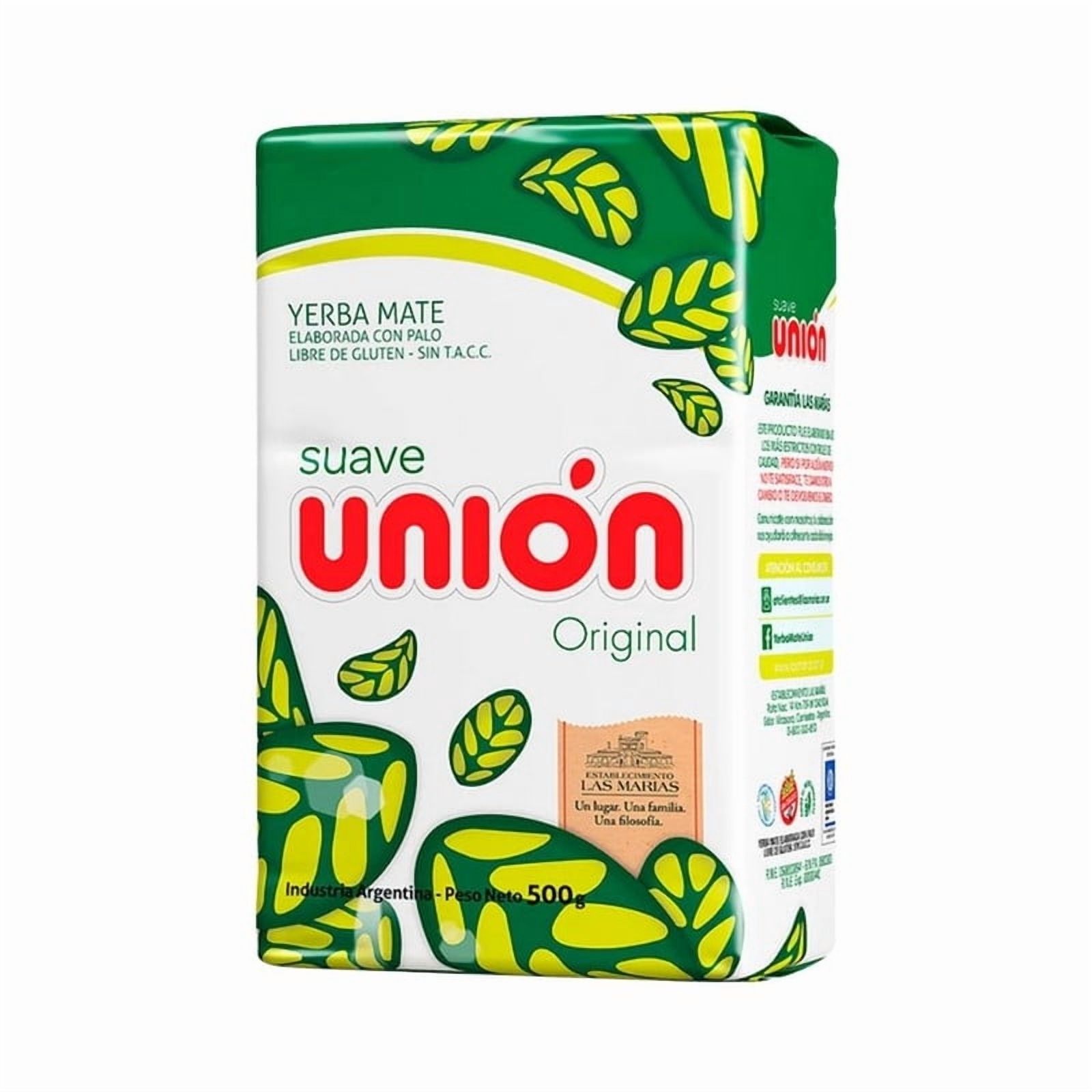 Unión Yerba Mate Hierba Suave 500 Gr