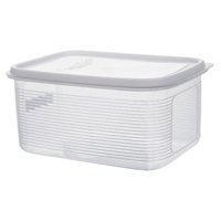 Magideal - Caja A Prueba De Para Pizza, Contenedor De Conservación, Organizador Para Nevera, Caja De Almacenamiento De Alimentos Transparente, Fermentación 155 L Grande