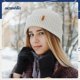 thumbnail image 2 of Gorro ACUSHLA de Lana Merino Unisex Blanco Crema Talla M-XL, 2 of 6