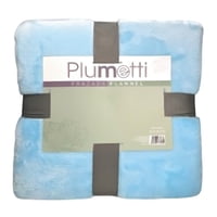 Frazada Flannel 1.5 Plazas / Celeste – Plumetti