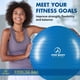 thumbnail image 2 of Pelota de ejercicio ProBody Pilates para gimnasio, pelota de equilibrio de 45 cm, 2 of 9