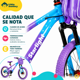 thumbnail image 5 of Bicicleta Infantil Aro 20 Little Monkey Starlight Con Mochila Suspensión Delantera Violeta, 5 of 8
