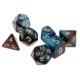 thumbnail image 1 of Dados De 7 Dados De Doble Color De 1,6 Cm Aptos Para Mazmorras Y Dragones DND RPG Suministros Oro Verde, 1 of 4