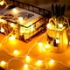 thumbnail image 1 of Guirnalda de luces LED redondas de 10 m/32,8 pies con 80 luces LED USB, ideal para decorar el hogar, el dormitorio y la boda., 1 of 8