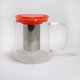 thumbnail image 4 of Tetera Vidrio Borosilicato Con Infusor 850 Ml Salmon, 4 of 5