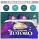 thumbnail image 5 of x365 My Neighbor Totoro Bed Duvet Cover Microfiber Bedding Sets 3D Printed Lightweight 3 Piece Comforter Sets, 1 Duvet Cover And 2 Pillow Shams for Kids Boys Girls 90"x90" jn365, 5 of 5