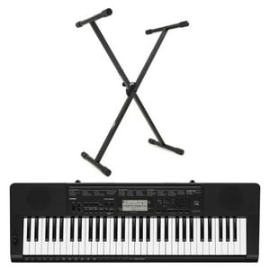 Pack Teclado Casio Ctk-3500 + Atril De Tubo Simple