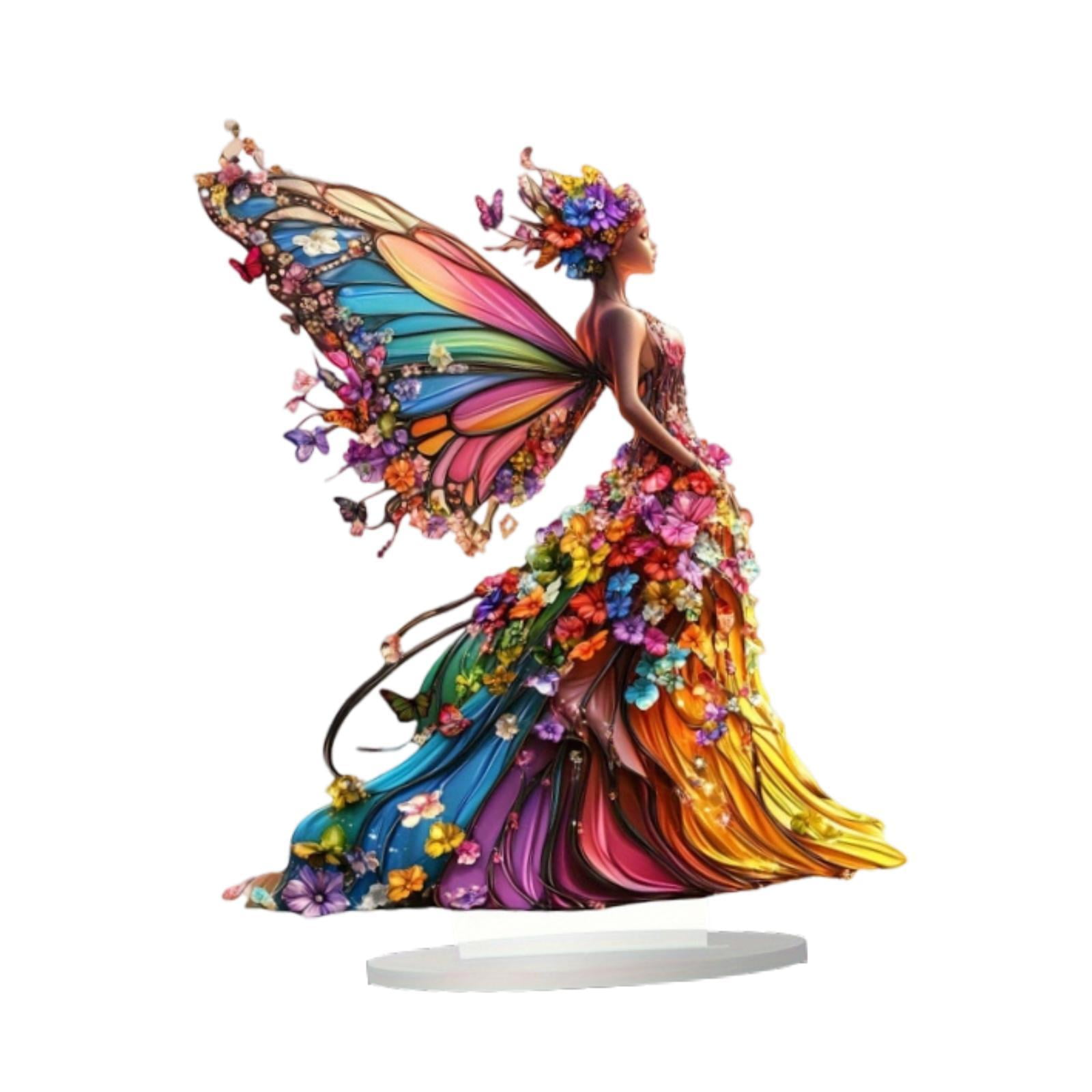 Bothyi - Decoración De Hada Mariposa Diy Centro De Mesa Para Estante De Exhibición En La Esquina