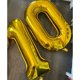 thumbnail image 2 of Globo Número 0 Dorado de 40 Pulgadas Smlpuame para Fiesta, 2 of 3
